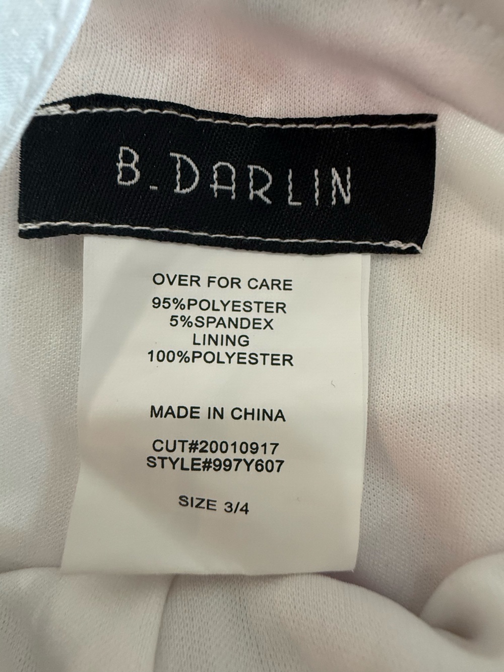 B. DARLIN NWT Sequin Halter Maxi Dress Pink White Size 3/4 Prom Pageant - Picture 9 of 12